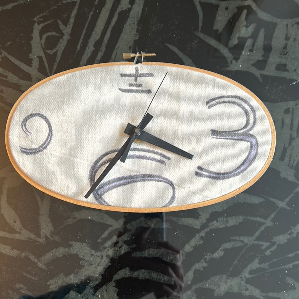 Handmade clock